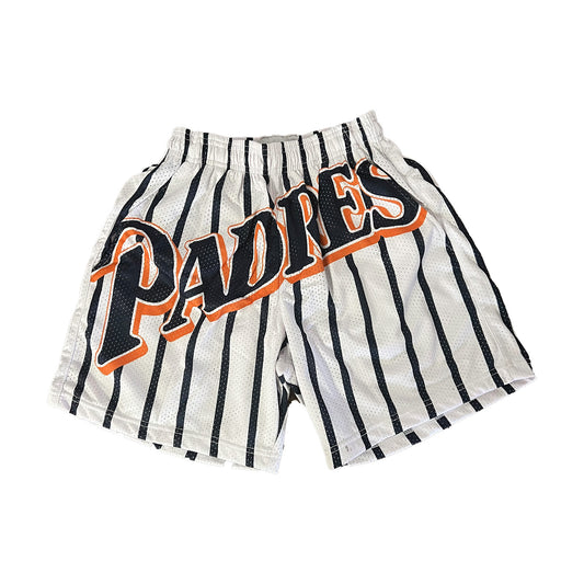 Padres Pinstripe - White